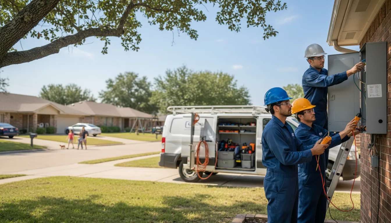 Certified electrician providing emergency electrical services in Toledo, IA